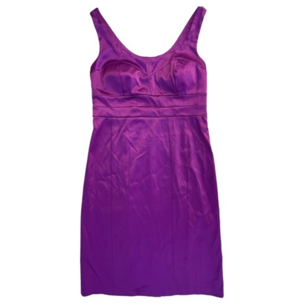 Sangria Purple Cocktail Formal Elegant Bodycon Dress - Picture 1 of 6